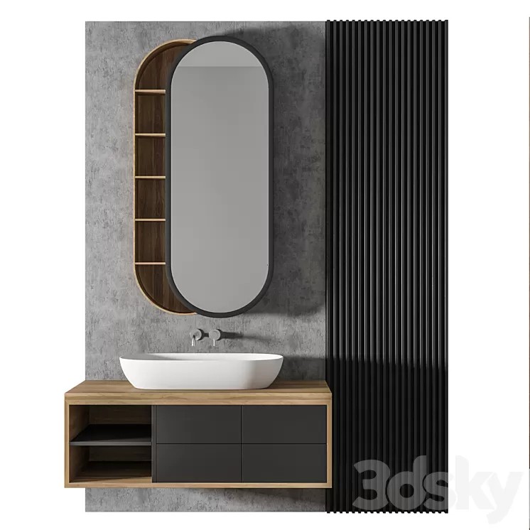 Luxury Bathroom 103 3D Model