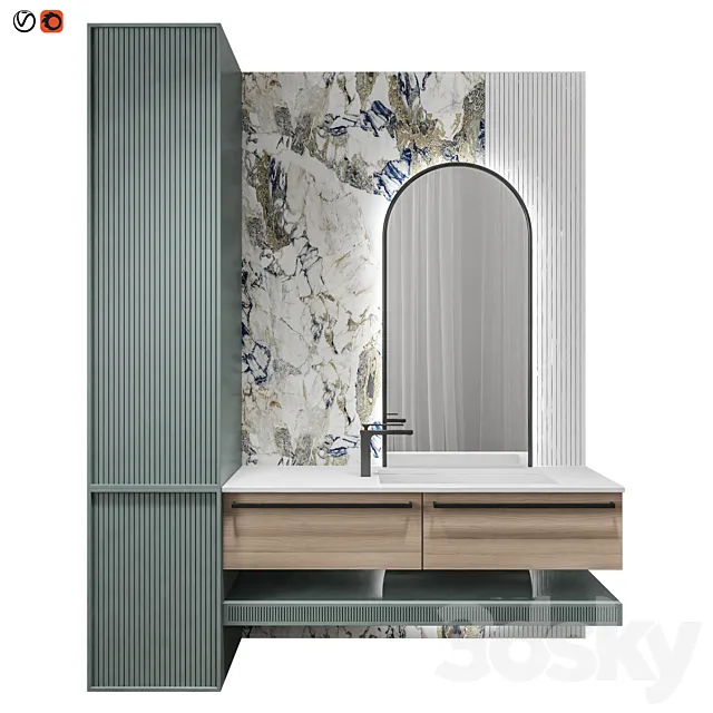 Luxury Bathroom 19 3DModel