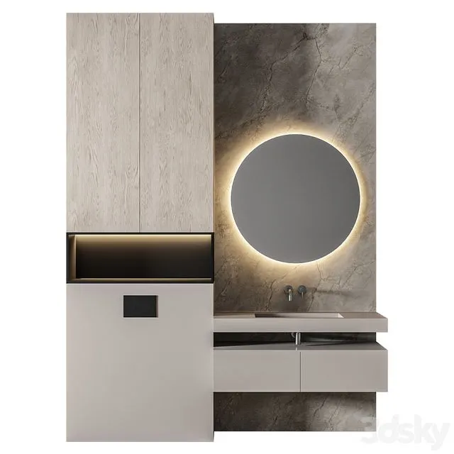 Luxury Bathroom 232 3D Model