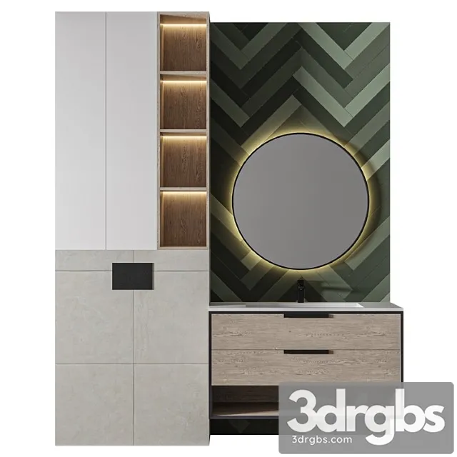 Luxury bathroom 234 3D Model Free