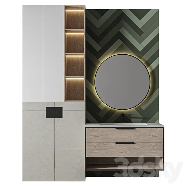 Luxury Bathroom 234 3D Model