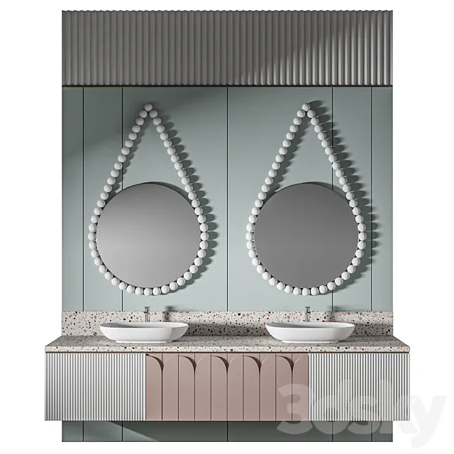 Luxury Bathroom 304 3D Model