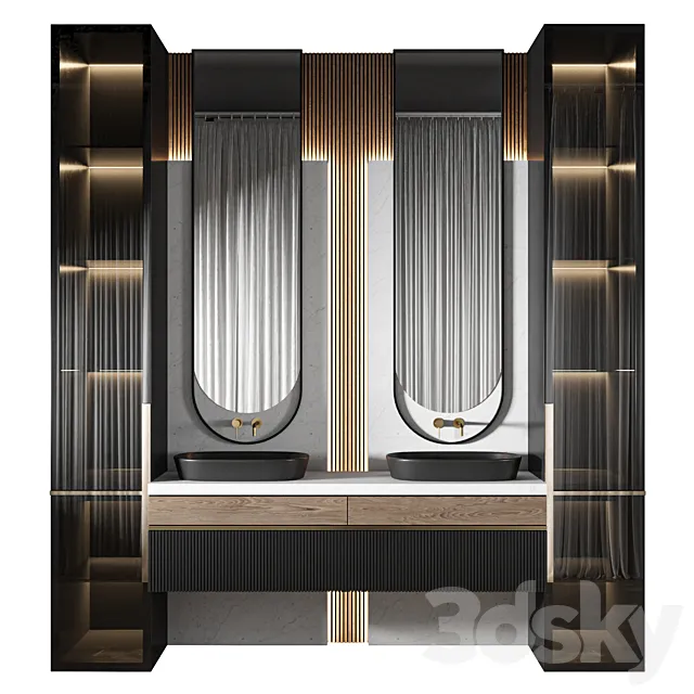 Luxury Bathroom 310 3D Model