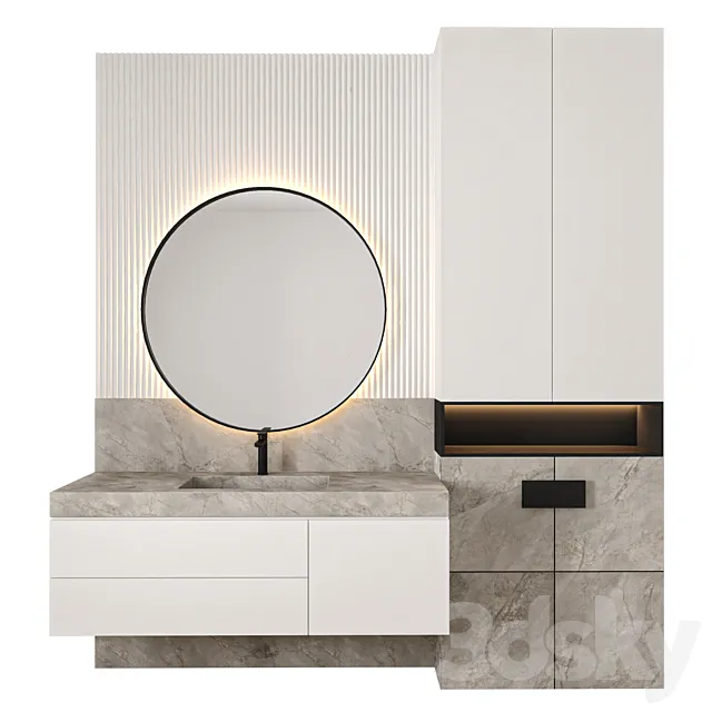 Luxury Bathroom 365 3D Model