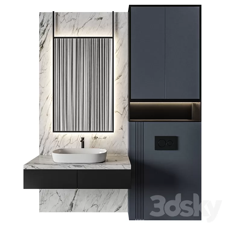 Luxury Bathroom 45 3D Model Free