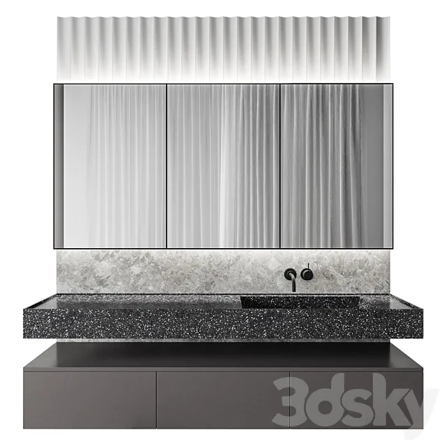 Luxury Bathroom 58 3D Model