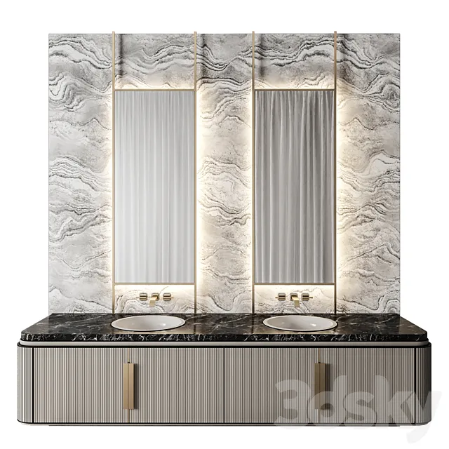 Luxury Bathroom 59 3D Model