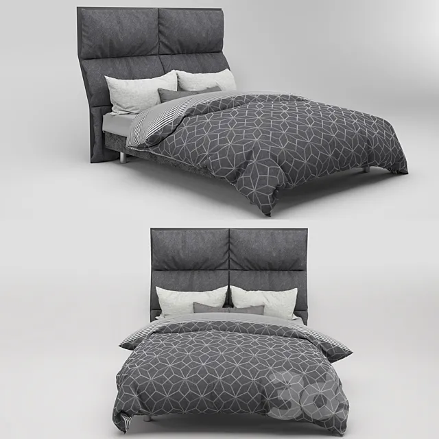 Luxury bed 02 3DModel