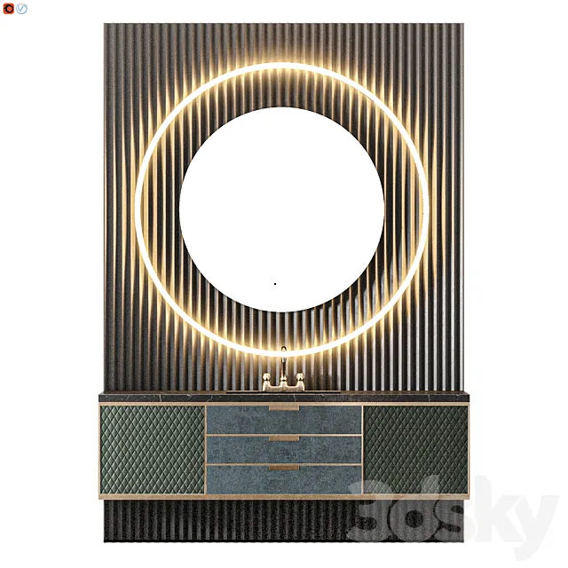 Luxury Brands Bathroom 3D Model