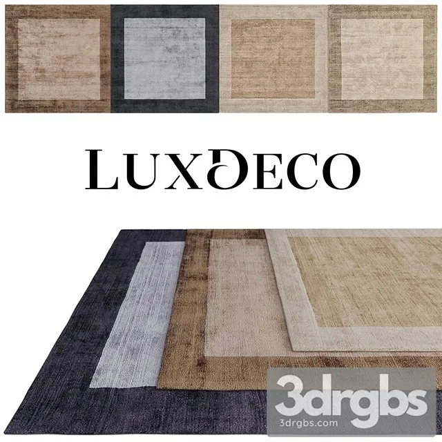 Luxury Carpets Set 3D Model Download