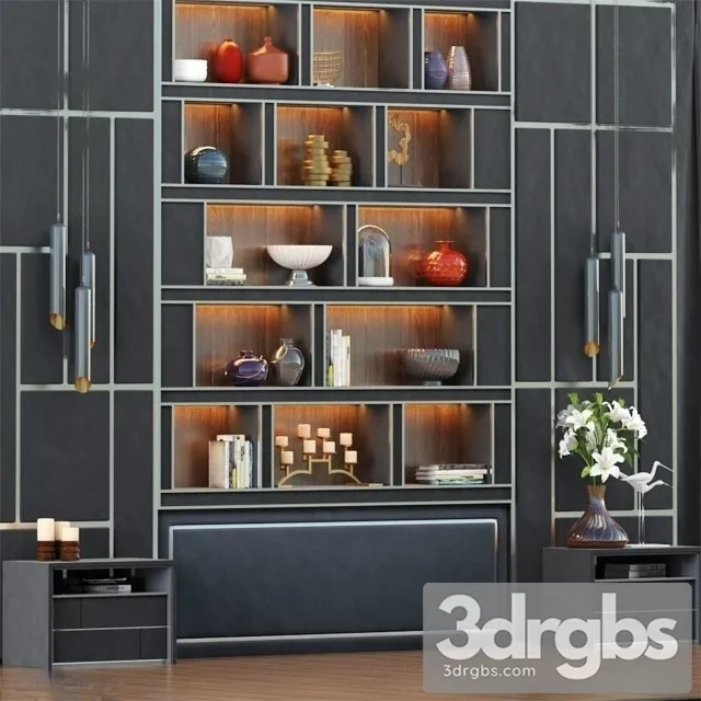 Luxury Chest Of Drawer 3D Model Free