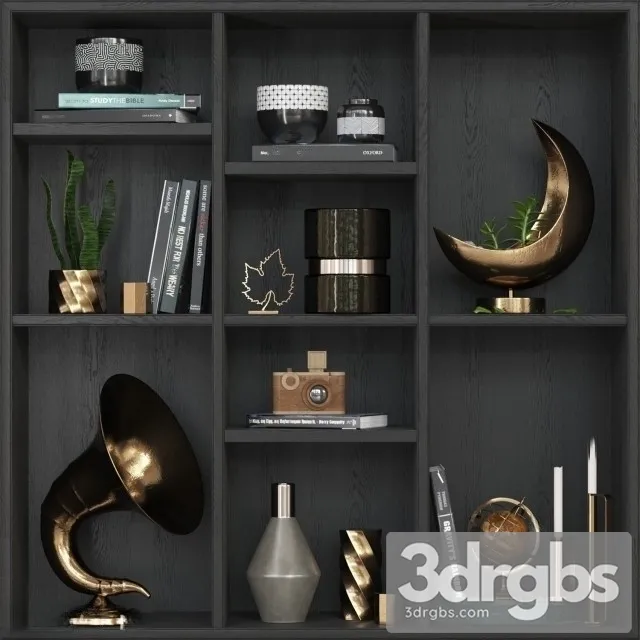 Luxury Decorative Set 02 3D Model Download