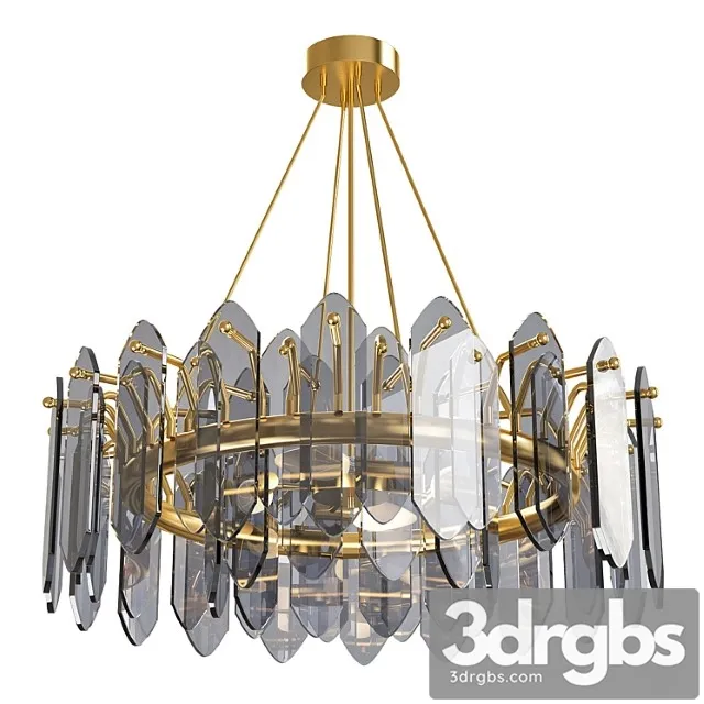 Luxury & modern blurry crystal designer chandelier. code 3D Model Download