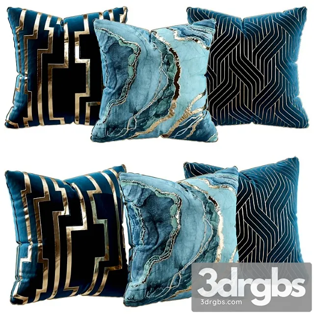 Luxury Pillows 3D Model Free