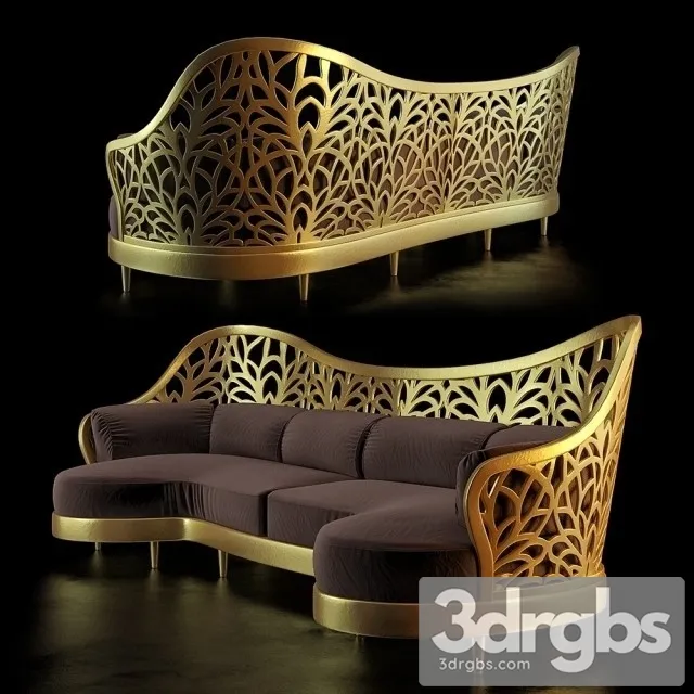 Luxury Sofa Roberto Ventura 3D Model Free