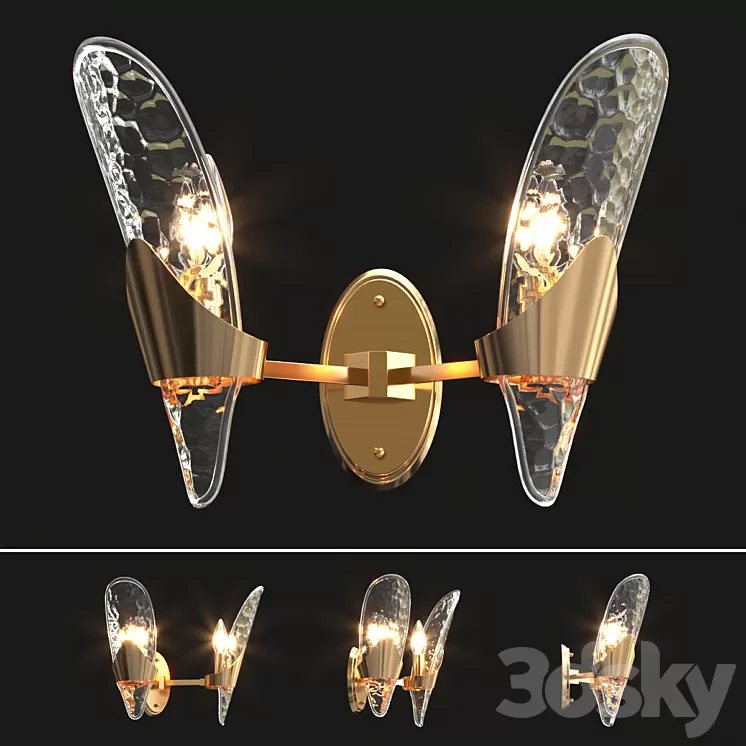 Luxury wall lamp 3D Model