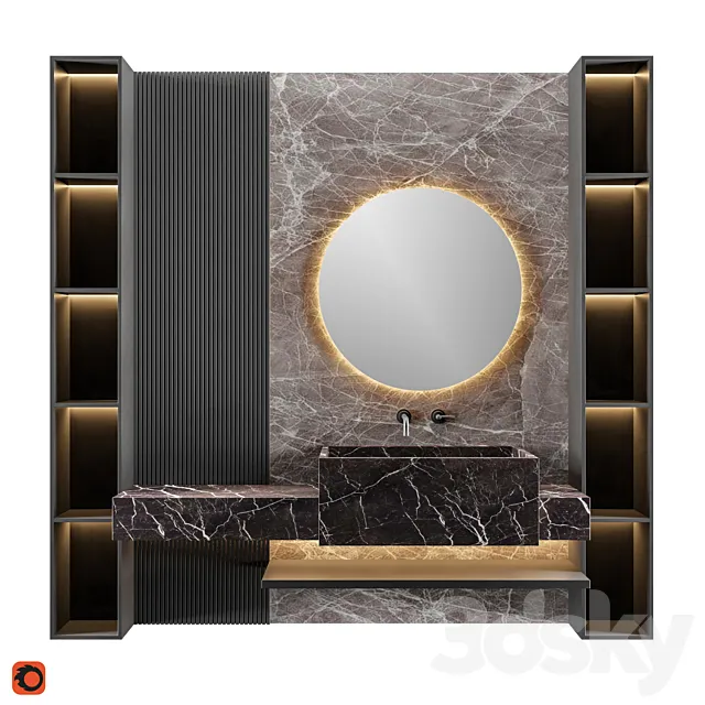 LUXURY - Wash Basin 05 Free Download