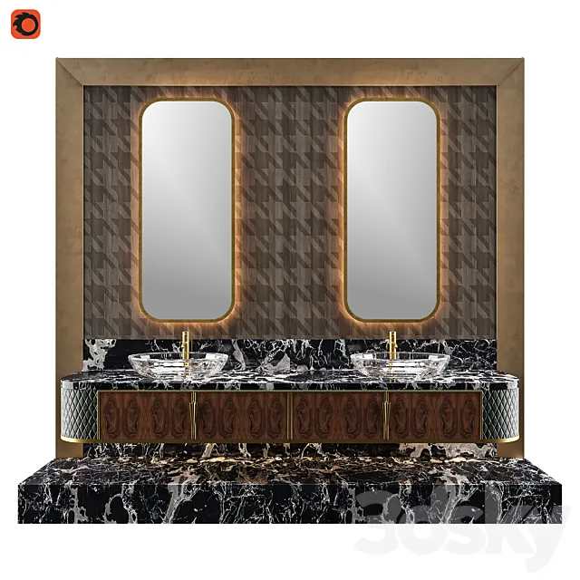 LUXURY - Wash Basin 06 3D Model