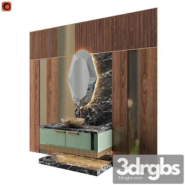 Luxury - wash basin 08 3D Model Free