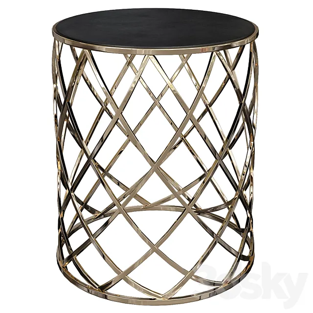 Luxury Wireframe Side Tables # 001 3DModel