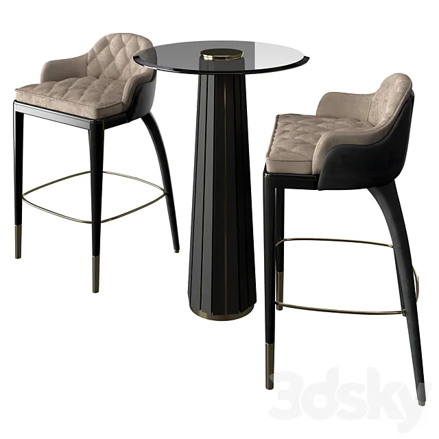 Luxxu Darian Charla Bar 3D Model