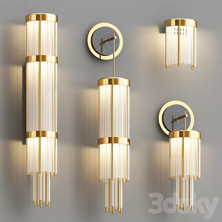Luxxu Pharo Wall lamps 3D Model Free