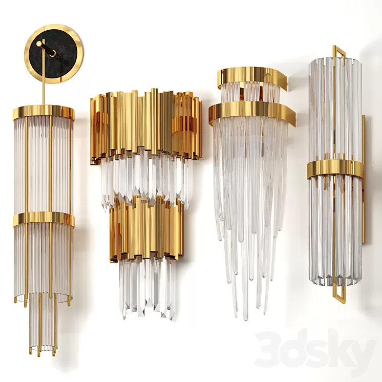 Luxxu Wall Lamps 2 3D Model Free