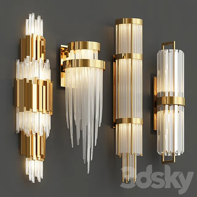 Luxxu Wall Lamps 2 3D Model