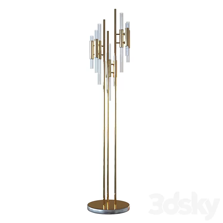 Luxxu WATERFALL floor lamp 3D Model