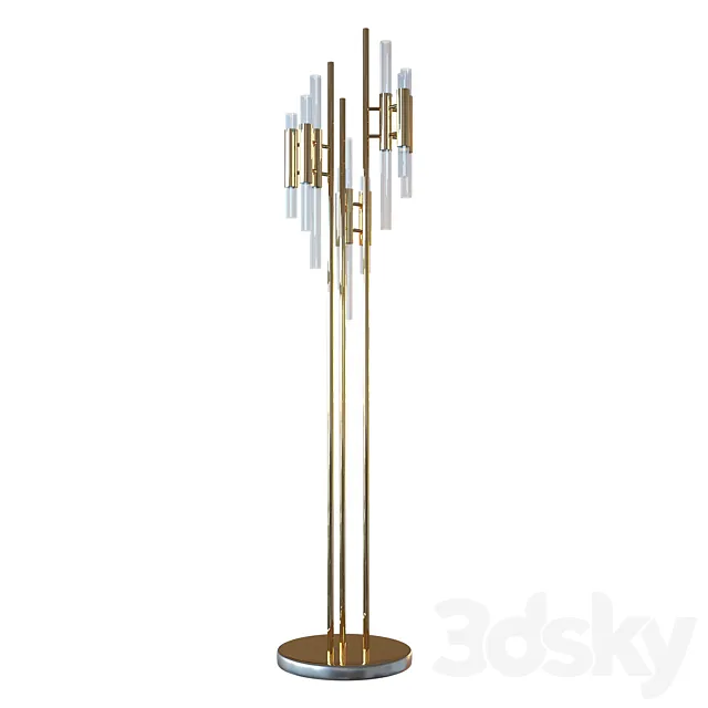 Luxxu WATERFALL floor lamp 3DModel