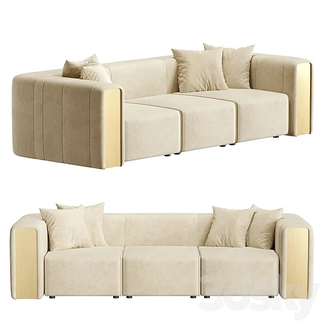 Luz sofa Sofa 3D Model