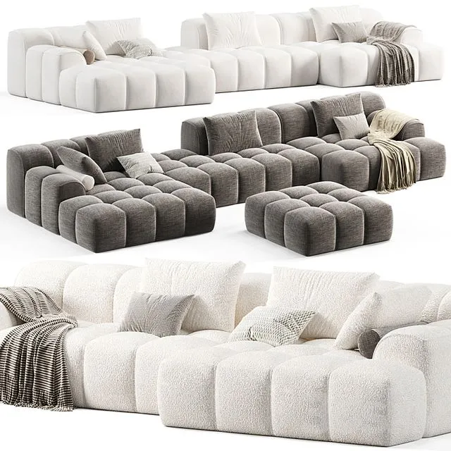 Luzaro Magnetic Sofa 3D Model