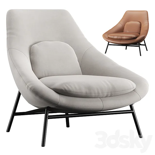 LXR25 Armchair 3D Model