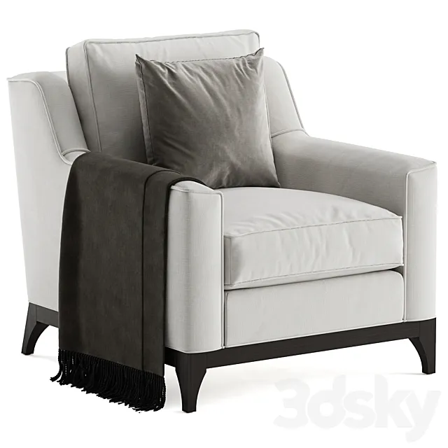 Lyndon lysander armchair 3D Model