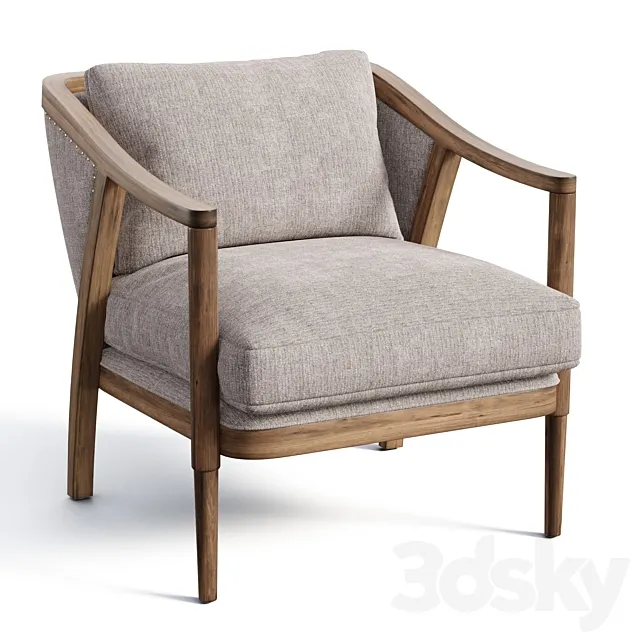 Lynn armchair 3D Model