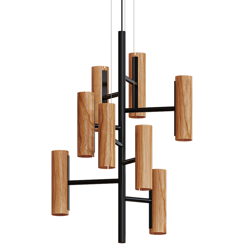 LZF - Ceiling lamp Black Note Suspension 3D Model