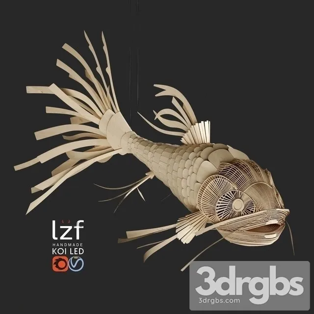 LZF Koi Lamp 3D Model Download