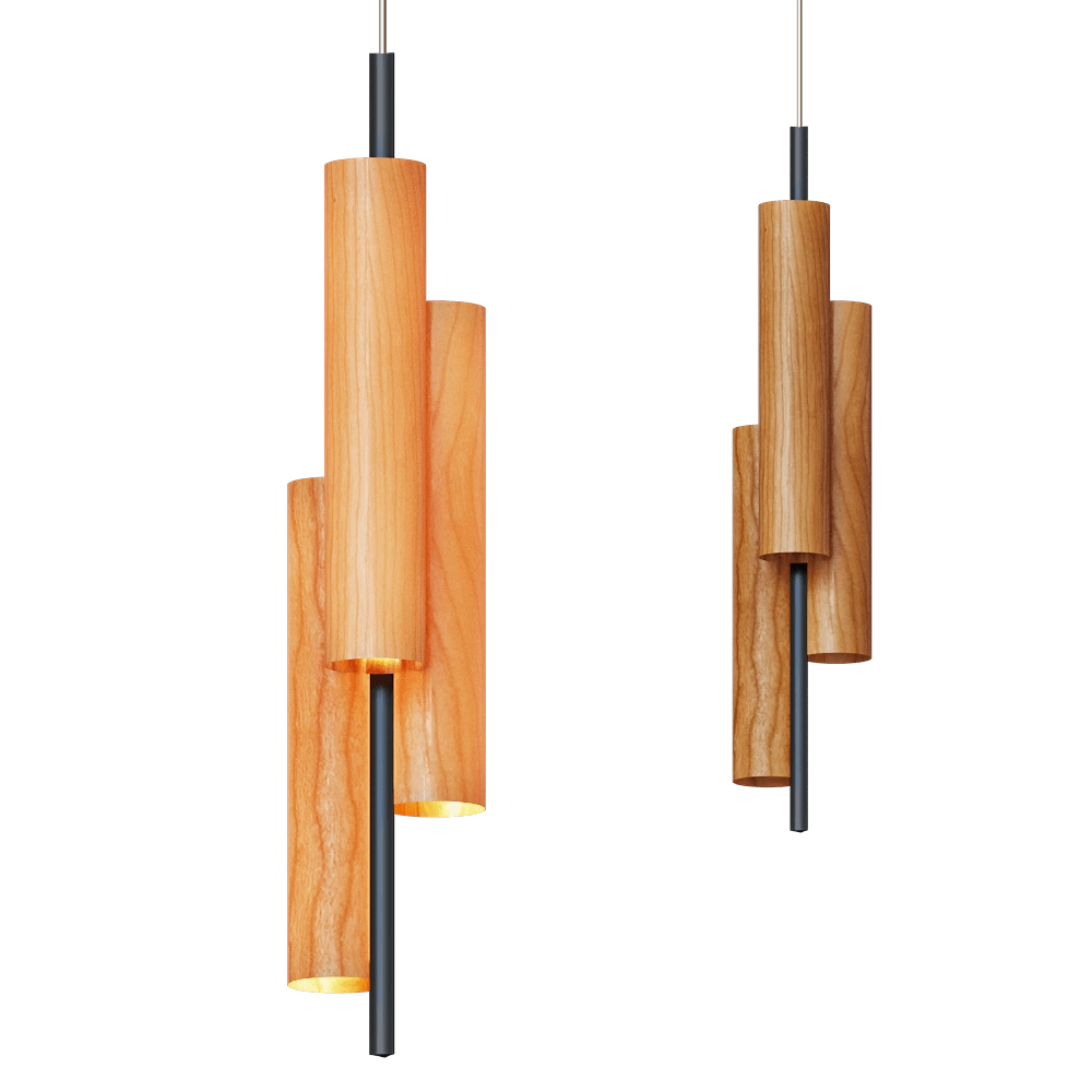 LZF - Pendant lamp Black Note Triplet 3D Model