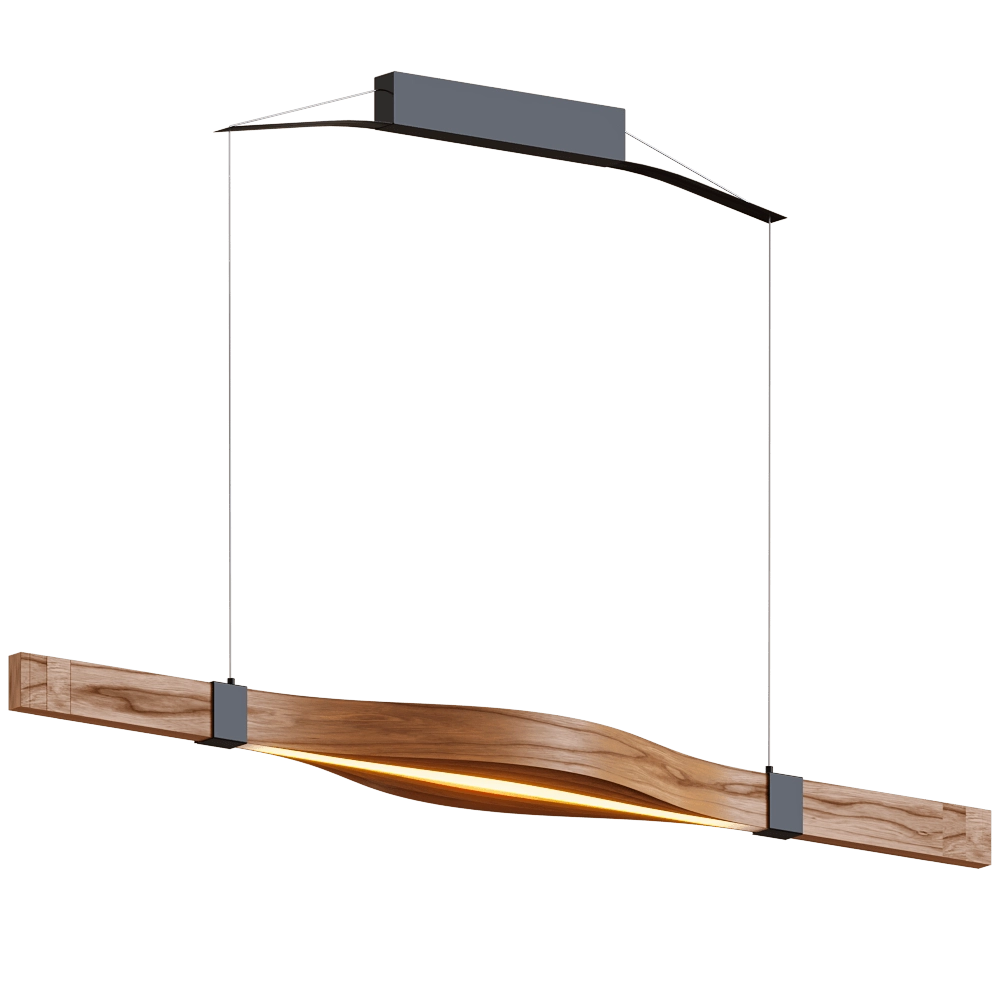 LZF - Pendant lamp Woodstraps 3D Model