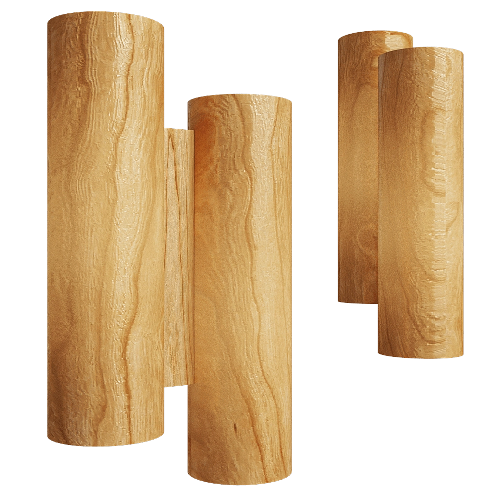 LZF - Wall lamp Black Note Duplet 3D Model