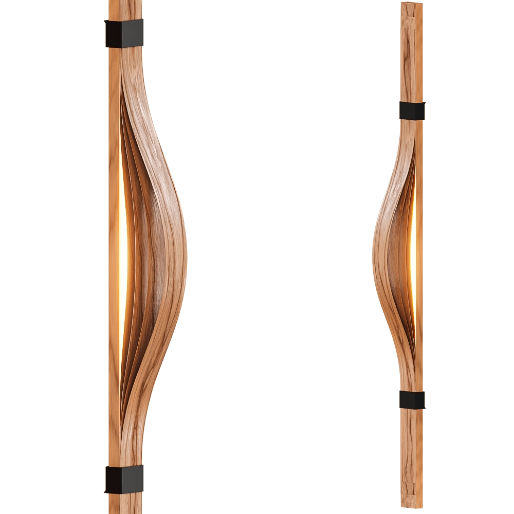 LZF - Wall lamp Woodstraps 3D Model