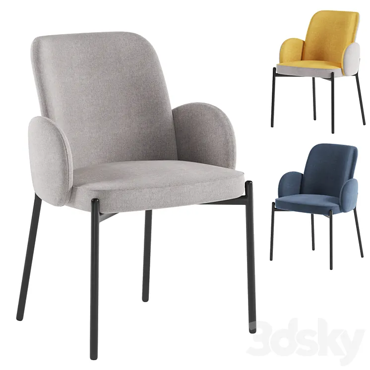 M- City Nikki chair 3D Model Free