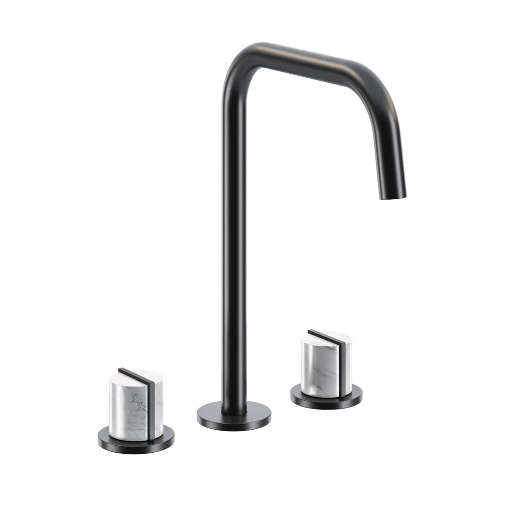 M110 Washbasin Cranked Mixer by Varied Forms