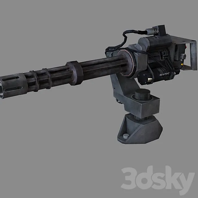 M134 Minigun 3D Model