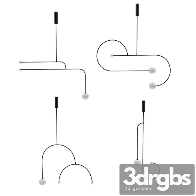 Ma Mobile Chandelier Collection 3D Model Free