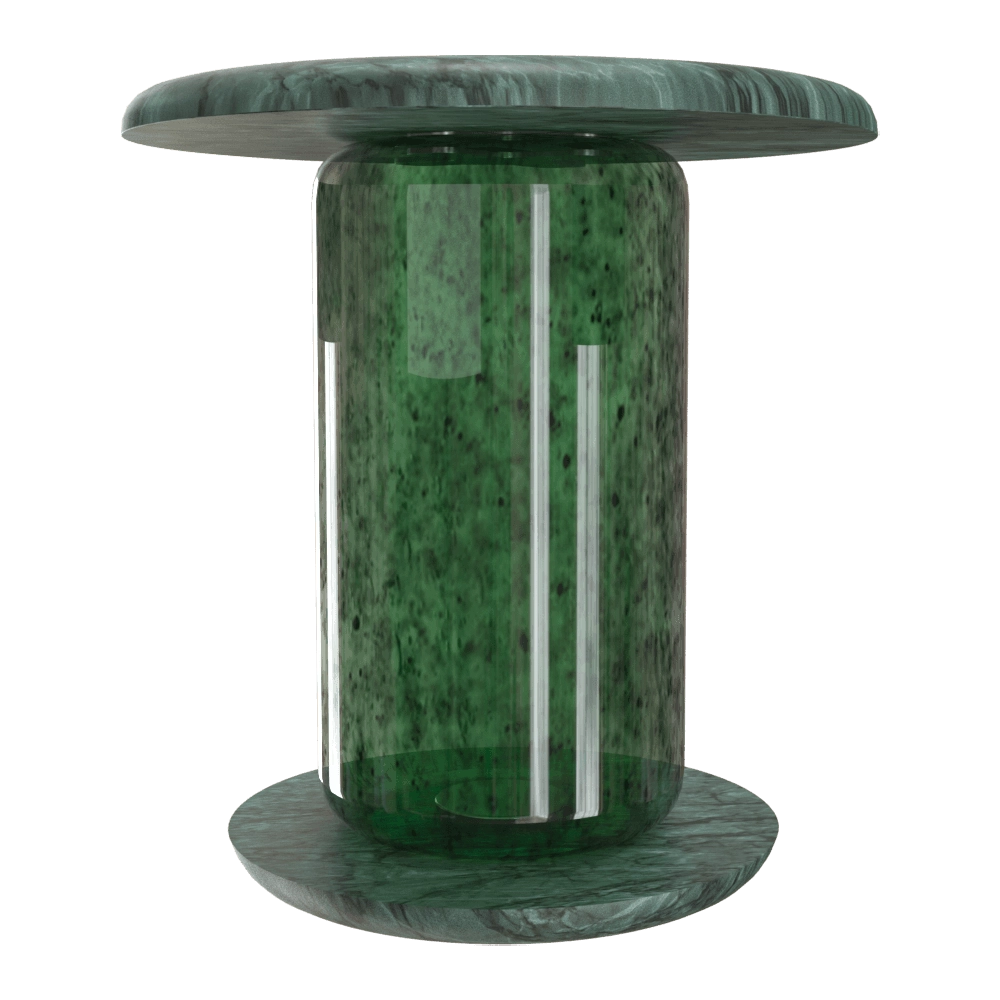 MAAMI HOME - Low table BUBBLE GREEN GUATEMALA 3D Model