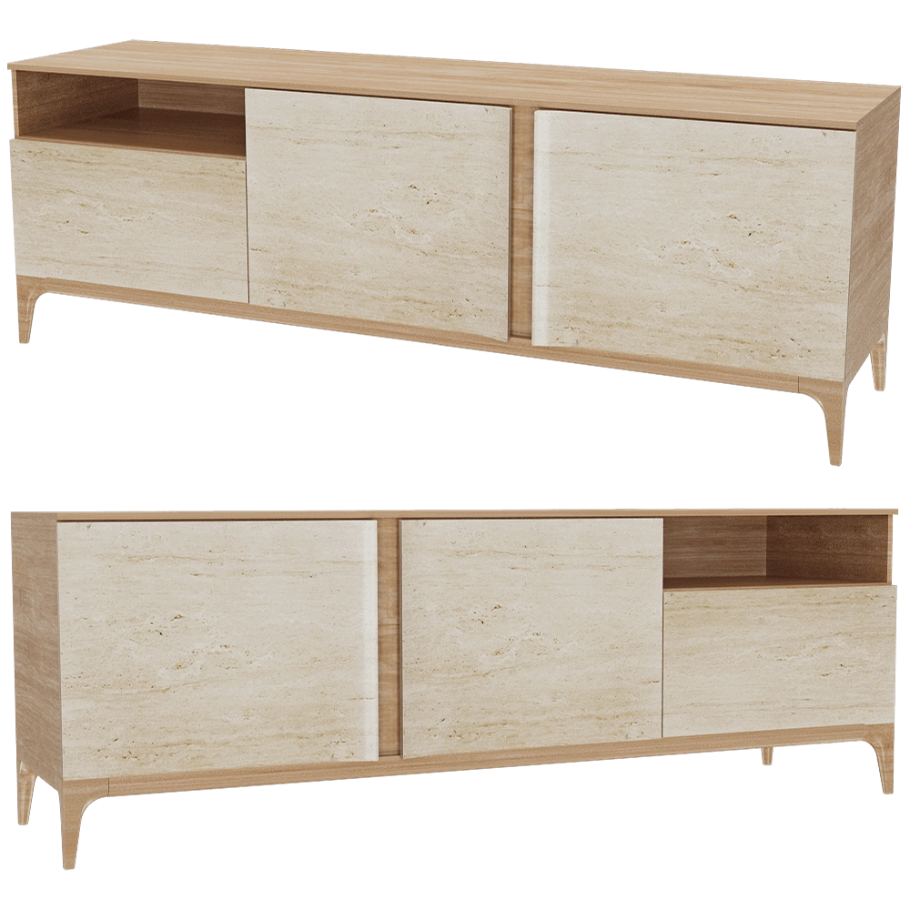 MAAMI HOME - Sideboard STORM TRAVERTINE 3D Model