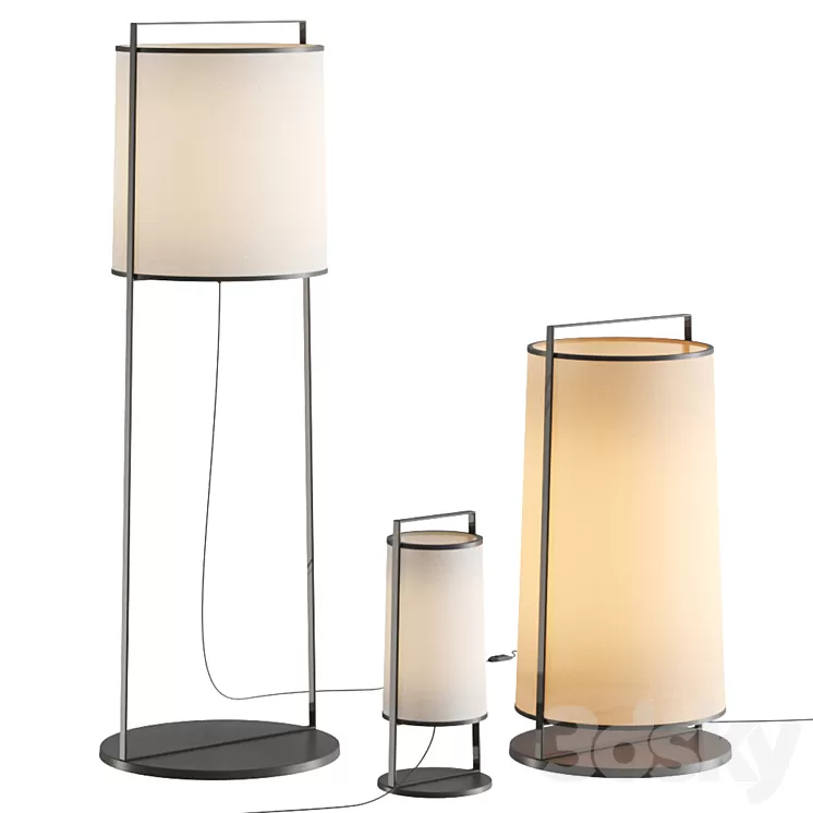 Macao floor lamp by Tooy 3D Model