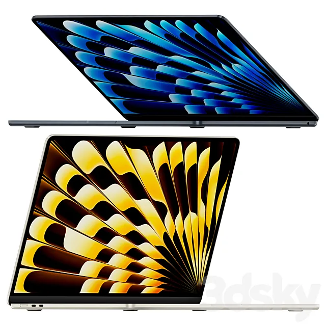 Macbook Air 15 - 2023 apple 3D Model