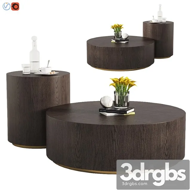 Machinto round coffee table & side table 2 Free Download